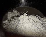 A picture of step 2 of NO KNEAD long rustic rolls (super easy).