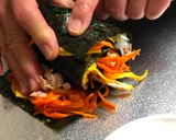 A picture of step 13 of Japanese Salad Roll Sushi 🌹.
