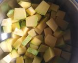कद्दू टमाटर की सब्जी (kaddu tamatar ki sabzi recipe in Hindi) रेसिपी चरण 1 फोटो