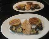 Foto del paso 2 de la receta: Filete de Pechuga con Patatas y Alcachofas