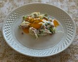 Foto del paso 4 de la receta Huevos con brocoli, jamón y parmesano en el micro