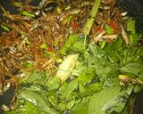 Foto langkah ke 4 dari resep Nasi bakar teri pete.
