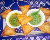आलू मटर समोसा (Aloo Matar samosa recipe in Hindi) रेसिपी चरण 8 फोटो