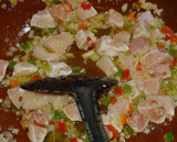 Foto del paso 1 de la receta: Arroz meloso de pollo y lomo - rápido y fácil