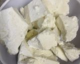 A picture of step 1 of Paneer Chingari.