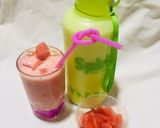 A picture of step 3 of Water melon smoothie🍉🥛.