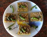 A picture of step 10 of Two Millets Dhokla.