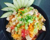 Hình bước làm 7 của món Cơm chiên