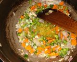 A picture of step 3 of Chicken & Egg Fried Rice.