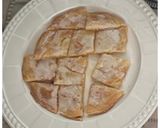 A picture of step 4 of Roti with Butter, Sweetened Condensed Milk & Sugar (Air Fryer Method).