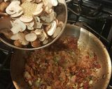 A picture of step 15 of Roast Chicken Thighs in a Sautéed Mushroom Parmasan Garlic Cream.