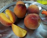 A picture of step 1 of 🍑 Peach slush.