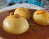 Gambar langkah 7 resipi Kari telur.