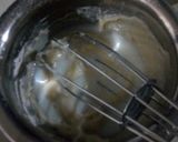 A picture of step 2 of Marbel cake.
