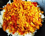 A picture of step 5 of Daal Biryani.