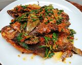 Foto langkah ke 6 dari resep Bawal rica rica kemangi pedas.