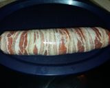 Baconbe göngyölt, sonkával és sajttal töltött karaj 🥓 recept fázis 1 fotója