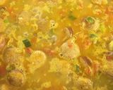 Foto del paso 4 de la receta: Arroz con salchichas y cúrcuma