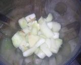 A picture of step 2 of Sweet melon and cucumber.