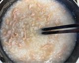 蔥花窩蛋肉絲粥的食譜步驟3照片