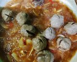 Foto langkah ke 5 dari resep Bakso Saus Barbeque.