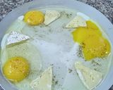 Une image de l'étape 4 de Omelette aux camembert et graines de chia.