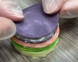 A picture of step 5 of Rainbow layer Bing Pi Mooncake(彩虹千層冰皮月餅).