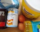 A picture of step 1 of Steamed Dark Chocolate Cake.