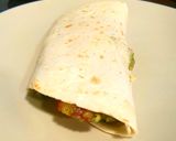 Foto del paso 3 de la receta Burritos de calabacín y jamón ibérico al pesto