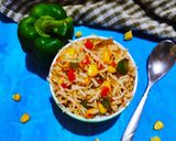 A picture of step 8 of Quick Mexican fried rice.