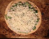 A picture of step 8 of Greek inspired Pita Pizza.