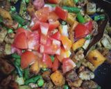 A picture of step 2 of Masala Walnut Pulao.