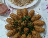 صورة لخطوة 3 من وصفة الكبة النيّة 💛 بالبطاطا المسلوقة و بدون هبرة 🥔🍅🌰