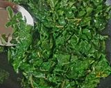A picture of step 5 of Amarnatha bhaji.