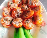 Hình bước làm 2 của món Cà chua nhồi thịt