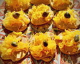 Foto del paso 9 de la receta: Canapés variados con huevo hilado casero