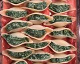 Une image de l'étape 4 de Conchiglioni ricotta épinards.