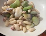 Foto del paso 7 de la receta Arroz con conejo, acelgas silvestres y legumbres, en olla exprés. Cómo guardarlo?