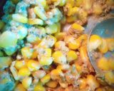 A picture of step 2 of Sweetcorn sprouts sandwich Dosa.
