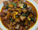 Foto langkah ke 4 dari resep Kikil cabe hijau.
