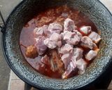 Pacalpörkölt körömmel és csülökkel recept fázis 4 fotója