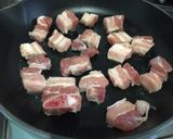 A picture of step 2 of Crispy Pork Rashers with Sticky jasmine rice.