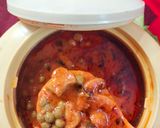 A picture of step 7 of Mushroom peas masala.