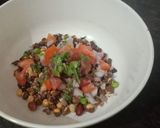 A picture of step 2 of Spicy Roasted Chana Chaat.