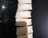 A picture of step 4 of Khaja sweet.