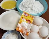 Hình bước làm 4 của món Bánh bò khóm nướng