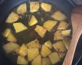 A picture of step 3 of Braised swede - can be vegan.