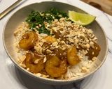 Thai mogyorós garnélás rizstál recept fázis 7 fotója
