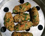 A picture of step 3 of Muthiya(gluten free).