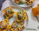 A picture of step 4 of Cheese corn chaat.